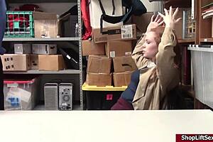 Lp Officer Fucks Ella's Wet Pussy Hard In Office