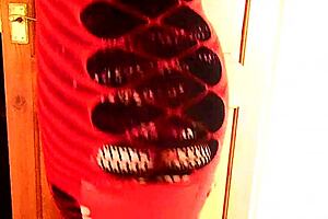 Mistress Lucy Diamond Twerks Her Goddess Booty in Skirt Slutwave Shake