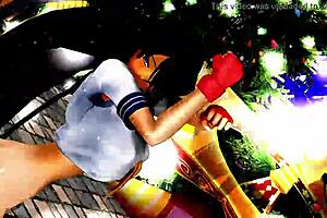 Half-naked girls dance and sing in cartoon