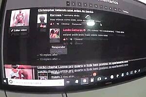 Luc�o Pounds Lunna Vaz Deepthroat For 20 Minutes!