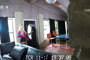 Busty Brandi tied up by Bruno, taking his monster cock roughly