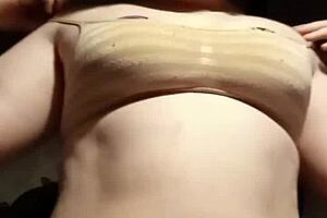 Titty Play Promo Featuring Petite 18+ Young Teen With Natural Tits