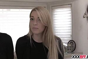 Lesbian Milf Punishes Teen 18+ Burglars