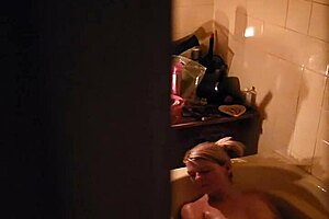 Spying on sexy neighbor's bathroom reveals hidden pussy pleasures