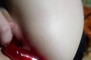 Fun times with shaved pussy and toys