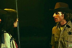 Kasey Warner bends over for intense ass play, cum dripping from her pussy after sucking and licking