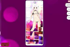 Playing Hentai Game With Mosaic Neko Waifus