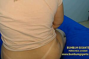 I reveal my big ass in black leggings, feeling excited for you