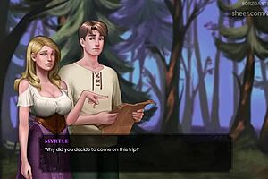 Can I touch your big tits in the cave?