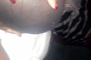 Black home video where a thick slut has her pussy devoured and flooded