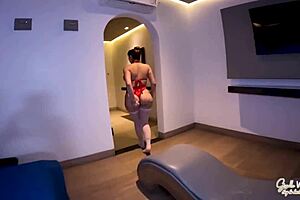 i get giselle montes wet with vibrator then fuck her hard in hotel