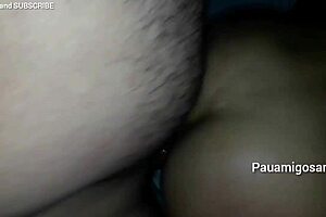 amigo trouxe a esposa pra eu comer o cuzinho e a buceta na frente dele, menage com marido