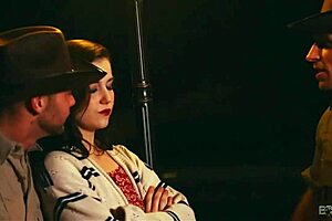 Kasey Warner bends over for intense ass play, cum dripping from her pussy after sucking and licking