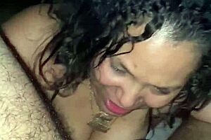 44-Year-Old Latina Mature Sucks Cock and Licks Ass in Amateur Scene