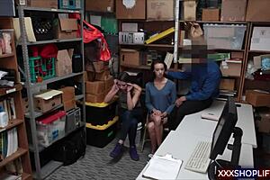 Shoplifters Apprehended By Officer On Road