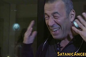 Lesbian babe passionately eats hottie's ass with fingering and rimjob