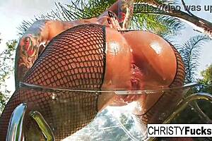 christy mack narrates her solo show flaunting big tits and ass