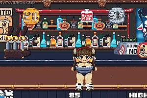 milk bouncer hentai game with cute riding and giant boobs