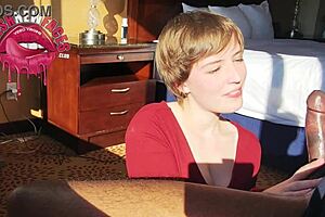 Shy Ebony Beauty's Intense First Blowjob Ends With Cum In Mouth