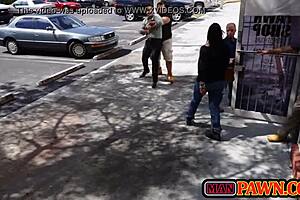 Hot gay twinks pound tight asses in pawnshop voyeur action for raw pleasure.