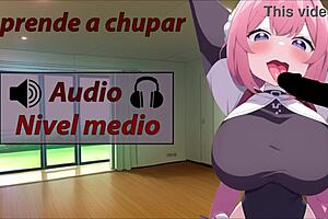 Curious About Shemale Teacher's Blowjob Skills in Spanish BDSM?