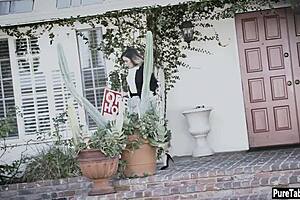 i watch the cute teen real estate agent getting fucked by that pervert buyer with his big cock