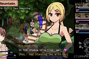 Summer Memories - Ryu’s final story with big tits blonde step-sister in wild hentai game! 😍