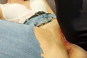 Gently Caress Pussy, Then Slave Licks Squirt Orgasm in 69