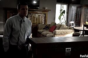 i watch the cute teen real estate agent getting fucked by that pervert buyer with his big cock