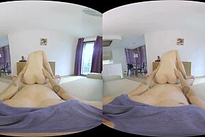 Sweet Skinny Blonde Rides Amateurs In POV