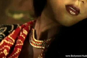 bollywood dancer moves gracefully and sensually