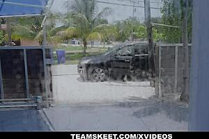 Exxxtrasmall 18+ - Perky Blonde Kristy May Gets A Creamy Facial On Her Cute Face.