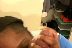 da wolf indulges in bbw blowjob with big cock