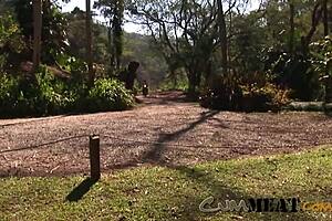 Cute Latino Hunks in Gay Outdoor Anal!