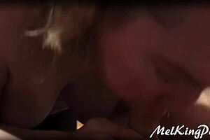 Milf Gives Golden Blowjob To Cum!