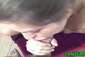 Busty brunette gets a rough creampie from her friend