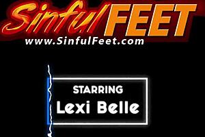sinful feet compilation featuring lexi belles lovely feet