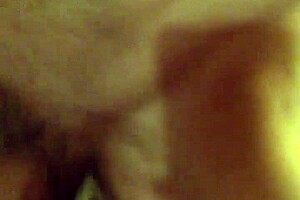 She starts with a wet blowjob on his cock, sucking it deeply and passionately. Then she moves to intense oral action, making it even wetter.