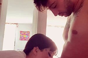 these boyfriends are fucking hard in the kitchen with blowjobs and creampies 😈