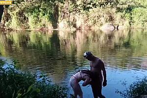 secret forest fucks with married men risk creampie