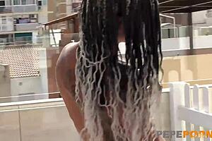 Little European babe Natali enjoys fast and hard anal sex in this XXX scene