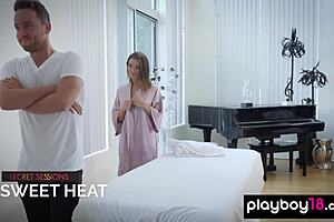 Hot All Natural Babe Adriana Chechik Gets Massaged And Fucked A Big Cock