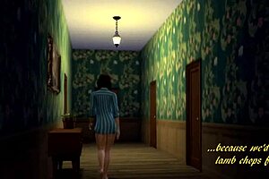 Silent lambs unleash wild orgy in Sims parody. Cumshots and blowjobs erupt in 3D cartoon group.