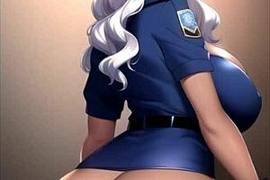 police woman making me undress in these clips