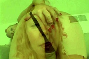 Blonde Babe's Natural Tits Wrapped Around Big Black Cock