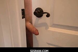 Izzy's stepbro slips his cock into her cunt, teasing that taboo fantasy