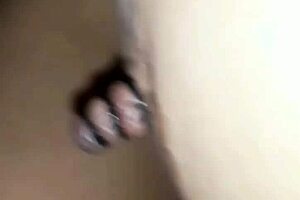 I record my neighbor tying and playing with my nipples in bondage