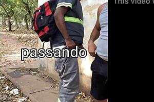 Gay Amateurs Engage In Outdoor Bareback Sex