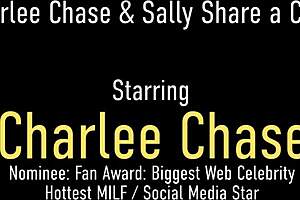 Curvy Cougars Charlee Chase And Sally Dangelo Tease Hard Cock