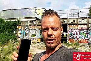 Busty Mia blows in public outdoor interview 😏